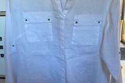 M&amp;S Linen Blouse size 18
