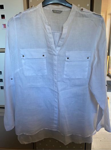 M&S Linen Blouse size 18