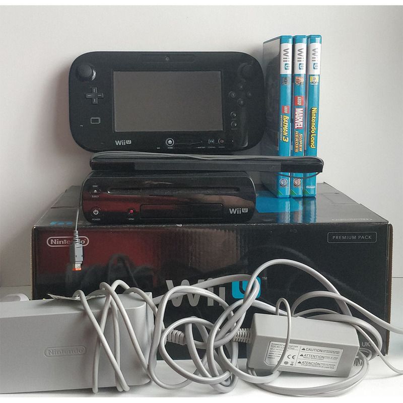 Nintendo Wii U 32gb Console Model Wup Black 4 Games Bundle For Sale In Tallaght Dublin From Uncannycollectibles
