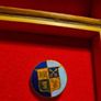 Vintage St Marys College Cheltenham Fattorini Enamel Pin Badge Coat of Arms Image 2