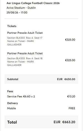 Aer Lingus College Football Classic 2026