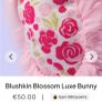New JELLYCAT Blushkin Blossom LUXE Bunny Medium Image 4