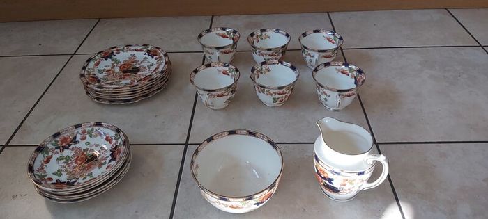 Vintage Bone China Decorative Floral Dinner Set