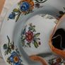 Vintage Hand-Painted Floral Wash Jug & Basin Set Image 3