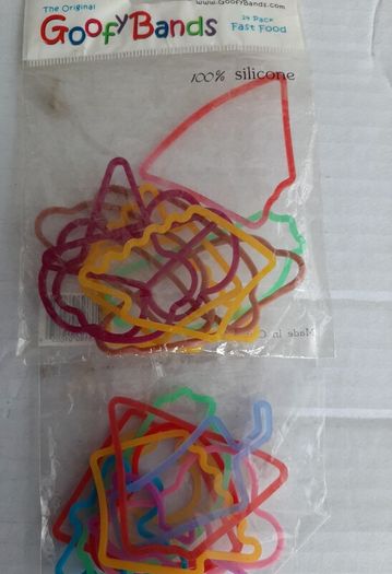 Silicone bands lots of shapes from USA