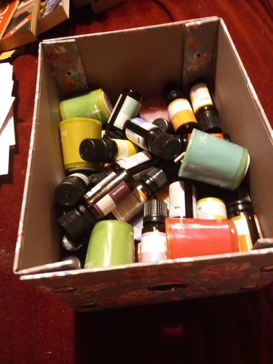 aromatherapy oils and candles