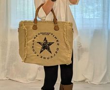 Canvas Tote Bag Cream - BRAND NEW