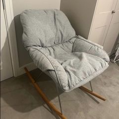 Grey Rocking Chair