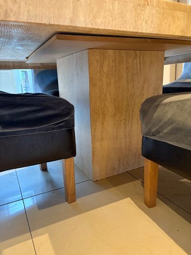 Dining table and chairs