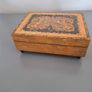 Vintage  Wooden Musical Jewellery Trinket Box Image 6