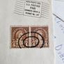 USA United States 12 Used Envelopes with Stamps and 2 Loose 4 Cent Stamps Image 2