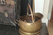 brass coal bucket