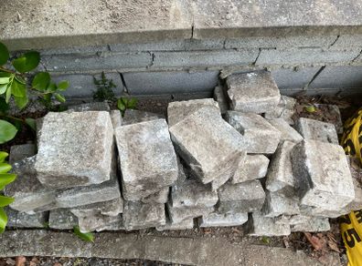 paving bricks granite silver gray 8x4   45 off