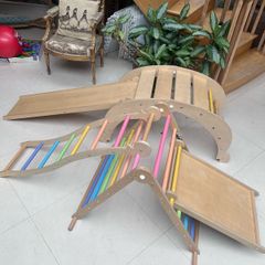 TRICLIMB Pikler triangle, Ladder, Slide, Arch, Biri board