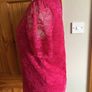 Red Herring Ladies Fushia Pink Lacey Short sleeve top size 14 includes postage Image 4