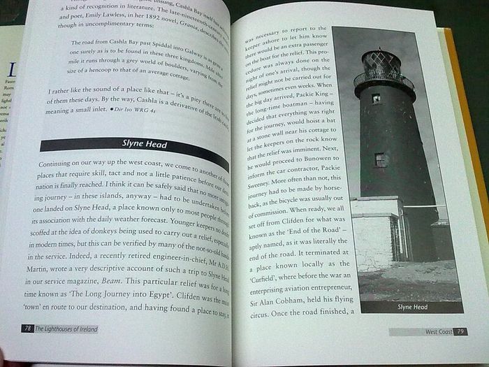 The lighthouses of Ireland A personal history by Richard Taylor Signed Irish