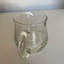 Small glass jug - leaf design Image 3