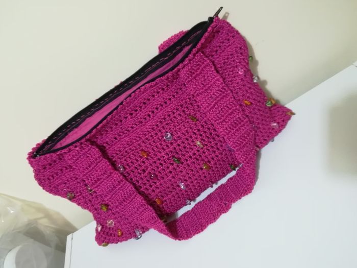 beautiful crochet handbag