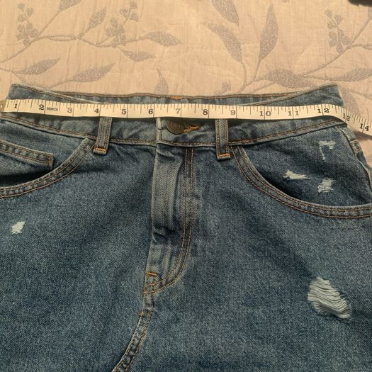 Denim mini skirt. Size XS