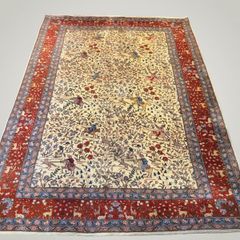 Magnificent Large Vintage Iranian Kashmar Rug