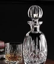 Waterford Crystal Lismore Decanter And Tumblers