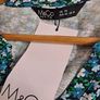 New M&Co blue floral print tiered cotton dress size UK 14 petite Image 7