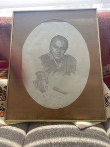 Two Paintings Of Frank Sinatra