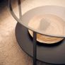 Black round coffee table Image 3