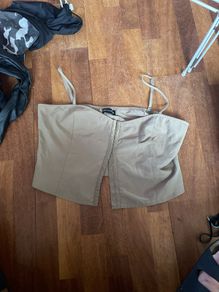 strappy cropped top size 16