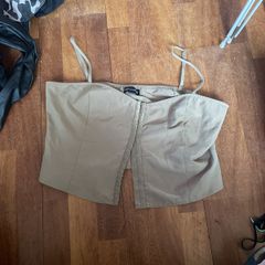 strappy cropped top size 16