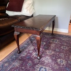 Wooden coffee table