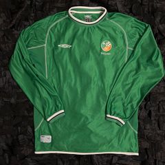 Republic Of Ireland Match Worn / Issue Football Jersey Shirt Umbro 2001 - 2002