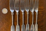 Antique Silver-Plated Forks