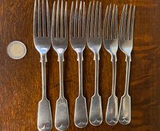 Antique Silver-Plated Forks