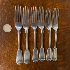 Antique Silver-Plated Forks