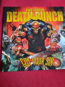 Five Finger Death Punch: Got Your Six LP (rare Splatter Vinyl - Autographed)