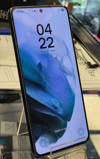 Samsung Galaxy S21 5G 128GB Dual Sim Unlocked to All Networks, Dark Grey Excellent Condition