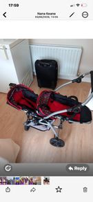 dolls twin buggy