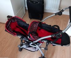 dolls twin buggy