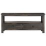 Coffee Table Black 90x50x40 cm Solid Mango Wood Image 8