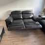 Recliner leather sofa set Image 3
