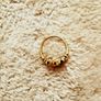 Vintage 9ct Yellow Gold Gypsy Ring Image 4