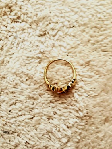 Vintage 9ct Yellow Gold Gypsy Ring