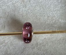 Pandora purple charm murano glass very good condition hallmarked