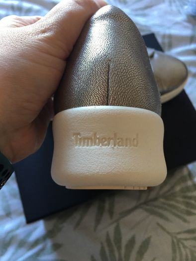 New Timberland silver trainers
