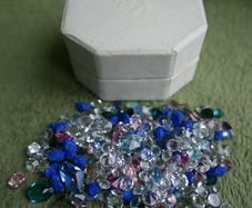 SWAROVSKI SCS Kristalle Dekosteine Crystals Bunt