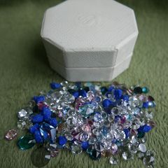SWAROVSKI SCS Kristalle Dekosteine Crystals Bunt