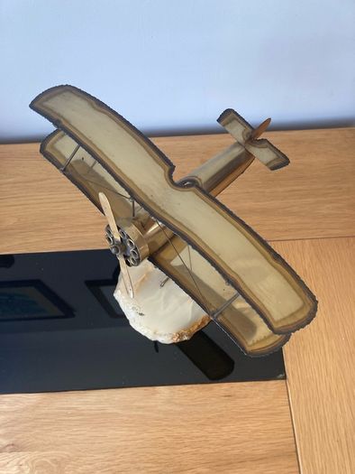 Vintage Airplane Sculpture