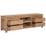 TV Cabinet 120x30x40 cm Solid Teak Wood Image 4