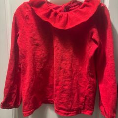 Girls Red long Sleeved T shirt